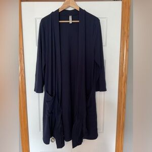 Zenana Premium Navy Cardigan XL